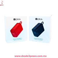 Altavoz Bluetooth Portátil 1HORA de 11 x 8.5cm – Sonido Potente, Resistente al Agua y Batería de Larga Duración BOC244