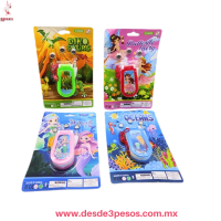 Celular Musical para Infantil Con Pila Incluida y Cuerda Para Colgar 14cm. AA-1147