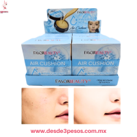 Maquillaje Liquido con colcho de aire  acido hialuronico FAVOR BEAUTY  3 Tonos 15g. 