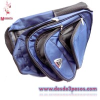 Mochila 4 Separaciones con Cierre en tres tonos 50cm. Alto 35 de ancho PUEDE CAMBIAR EL MODELO