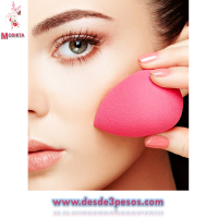 Paaquete con 12 Esponja Aplicadora para Maquillaje en forma de Gota 6 x 3.5 cm en colores