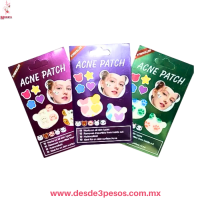 Planilla con 36 Pegatinas para Cubrir Espinillas y Granos, en Figuras como foto H097-3