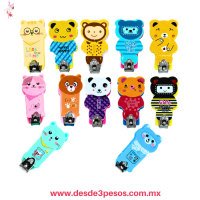 Blister de Cortauñas Infantil Decorado de Figuras 6.5 x 4 cm. 26A-119