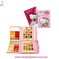 Cartera de Sombras Iluminador y Rubor FAVOR BEAUTY 29 tonos con espejo y aplicador 12 x 8.5 cm. ES6348