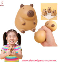Squishi CAPIBARA 10 X 9 cm. Caja con 12pza. Precio por 1 pza. TT-2996
