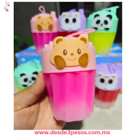 Vasito de Slime Duo con Diseño de Animal 11 x 8 cm H-1932