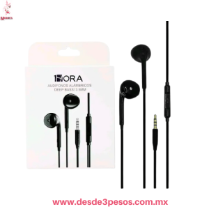 Audífonos De Cable 3.5 mm | Audifonos Deep Bass AUT122 Marca 1Hora Audífonos De Cable 3.5 mm | Audifonos Deep Bass AUT122 Marca 1Hora