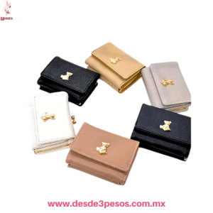 Cartera monedero vinipiel con DivisiÂ¢n y Tarjetero 11 x 9 cm en colores 