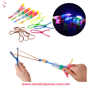 Juguete Led Flecha Lanzador Resortera 13 x 6.5 cm UQ-J019-06