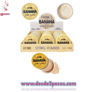 Maquillaje en Polvo Traslucido Chico de Banana