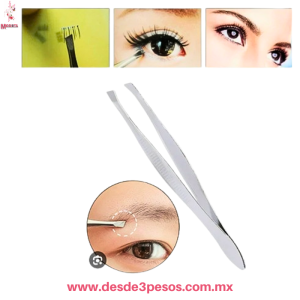 Paquete con 12 pzas Blister Pinza Depilar de Punta. 8.5 cms