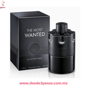 Perfume para Caballero WANTED Negro 100 ml. 