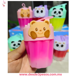 Vasito de Slime Duo con Diseño de Animal 11 x 8 cm H-1932