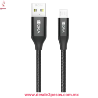  Cable USB-A a Tipo C , Carga R?pida 3A, 1 mts. Largo Marca 1hora CAB249