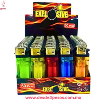  Caja con 50 Encendedor marca EXPLOSIVE 
