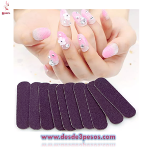 Paq. con 50 Pzs. Mini Lima Para UÃƒÂ±as. 8 cms Largo, Precio x Lima $0.75 centavos