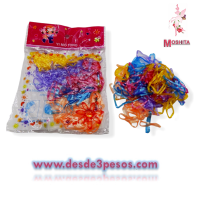 Paquete de 12 bolsas de Liga Latex GRANDE surtida 