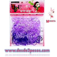 Paquete de 12 bolsas de Liga Latex GRANDE surtida 