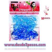 Paquete de 12 bolsas de Liga Latex GRANDE surtida 