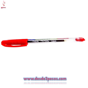 Caja con 12 Boligrafos POINT PUNTO MEDIANO en color ROJO