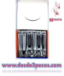 Caja con 12 CortauÃ±as MEDIANO Liso  7 cm