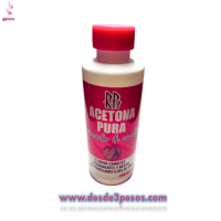 Acetona Pura Remocedor de esmalte 125ml. RPyp.