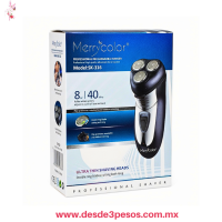 Afeitadora facial Recargable triple hoja flotante 16 X 6 CM Modelo SK-316