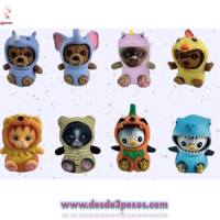 Animalitos Squishy Estirable con Mameluco Desmontlable 6 x 4 cm