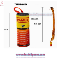 Atrapamex para mosca,paquete con 4 rollos para trampa de pegamento para moscas 