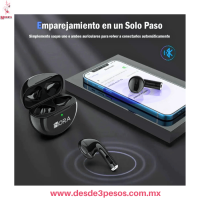 AudÃ­fonos InalÃ¡mbricos TWS | Bluetooth Manos Libres | Color Negro Brillante AUT119, Marca 1Hora