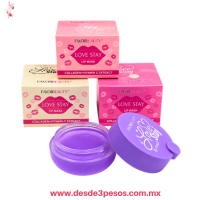 Balsamo Labial en 4 Aromas Frutales FAVOR BEAUTY 5.5 x 4 cm. LG3676