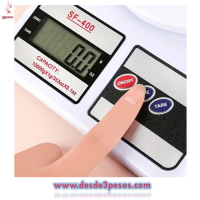 BÃ¡scula digital electrÃ³nica de cocina multifunciÃ³n, pantalla LCD SF-400, gramos y onzas (10000 g/353 oz) 22 x 15CM. 