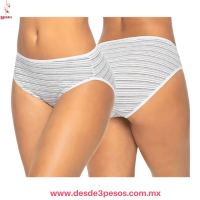 Bikini Rayado en colores Unitalla dama algodón DH2452