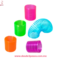 Bolsa con 12 Gusanos de Plastico en colores 3cm de Diametro 