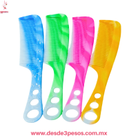 Bolsa con 12 Peines en Colores Duo 21 x 6 cm presentacion como foto 22 x 6 cm sz-3