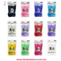 Bolsa con 20 Cucharas Plásticas Desechables 10 Tonos 16 cm. Largo X-752-1