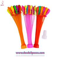 Bolsa con 3 tiras de GLOBOS MAGICOS con  37 globos cada uno