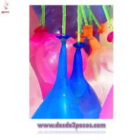 Bolsa con 3 tiras de GLOBOS MAGICOS con  37 globos cada uno