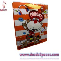 Bolsa de Regalo de CartÃ³n Duro Surtida en Varios Modelos en 3D 26 x 32cm