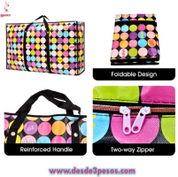 Bolsa de plÃ¡stico multifuncional con Cierre en varios diseÃ±os 78 x 35 cm. GRANDE