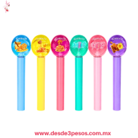 Brillo Labial en forma de Paleta con 6 Aromas Frutales FAVOR BEAUTY 12 X 4 cm. LG3716 Cajacon 24 pza. precio por 1 pza. 