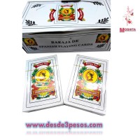 Caja con 12 Baraja Española 10 x 7cm.