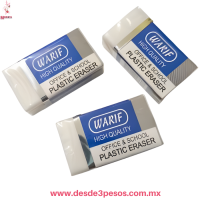 Caja con 20 Gomas Escolares WARIF 6 X 3 cm. HFY-9224