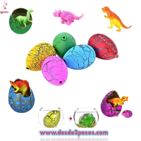 Huevo con Crescencio de Dinosaurio 4 x 4 cm