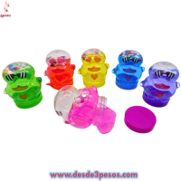Caja con 24 slime con figura en forma de Patito caja con 24pza. 8 x 5cm.
