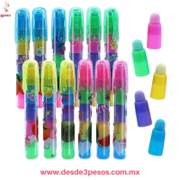 Caja con 36 Goma Portaminas con aroma  Frutal 11 cm