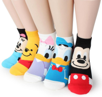 Calcetin Disney Bebe, en Varias Figuras nene y nena 14cm. talla 0 a 2