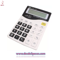 Calculadora SM-9109-12 12digitos tecla de plastico 8.5 x 12cm. 