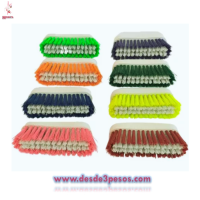 Cepillo Manual Perico, con marca antiderrapante a costado como foto 16.5 cm