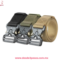 Cinturon Para Hombre Casual de  nailon Hebilla Automatica 150 cm. 